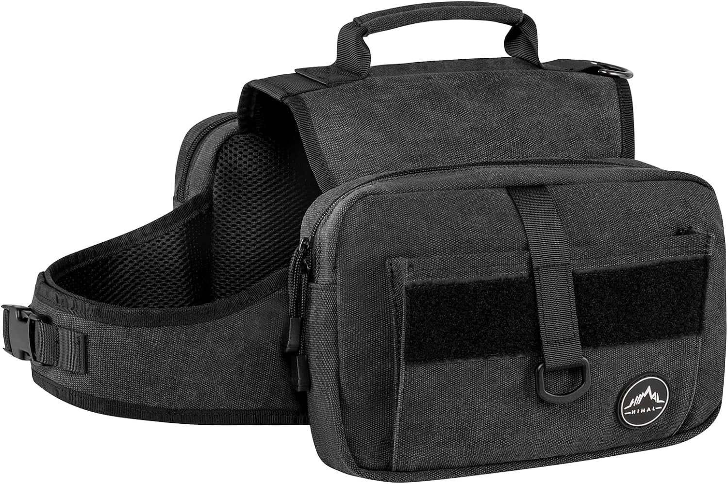 Dog Backpack, Dog Hiking Backpack, Hound Saddle Bag for Large Dog with Side Pockets & Adjustable Strap